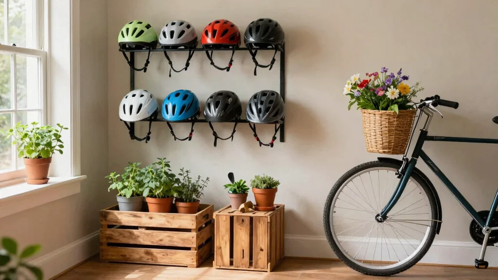 7 Brilliant Bike Helmet Storage Ideas for a Tidy Entryway