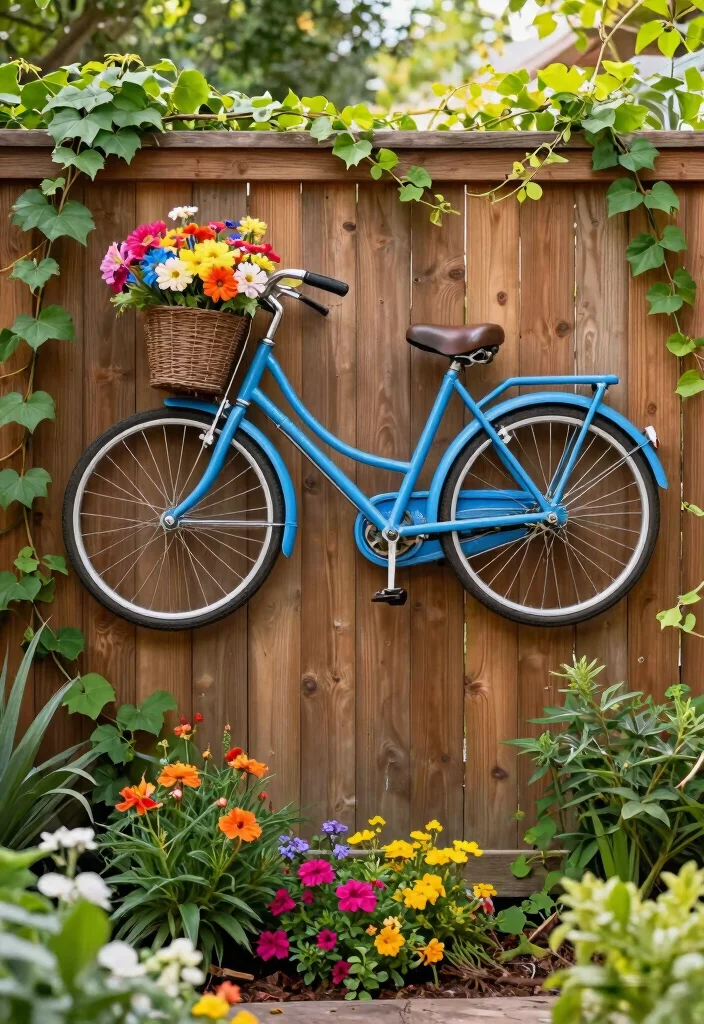7 Charming Retro Bike Storage Ideas Vintage Vibe 7. Vintage Bicycle Wall Art 0