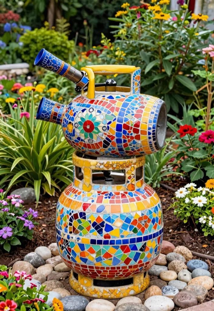 7 Clever Propane Tank Smoker Ideas (DIY Upcycle) 6 7 Clever Propane Tank Smoker Ideas DIY Upcycle 6. The Artistic Smoker Sculpture 0