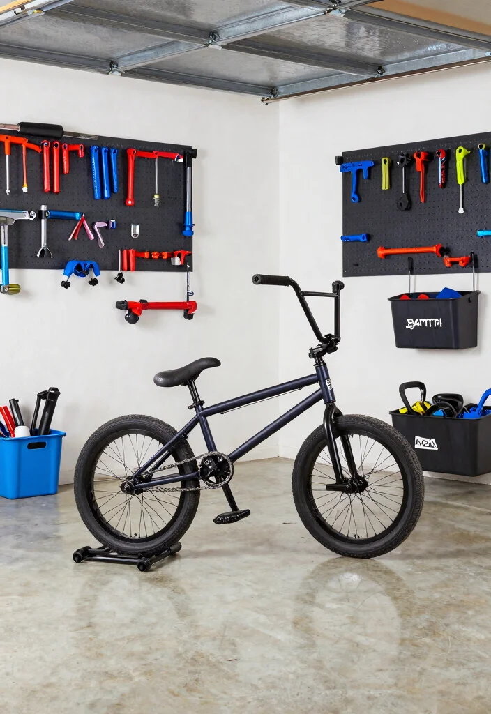 7 Cool BMX Bike Storage Ideas for Your Bedroom or Garage 6. Foldable Bike Stand 0