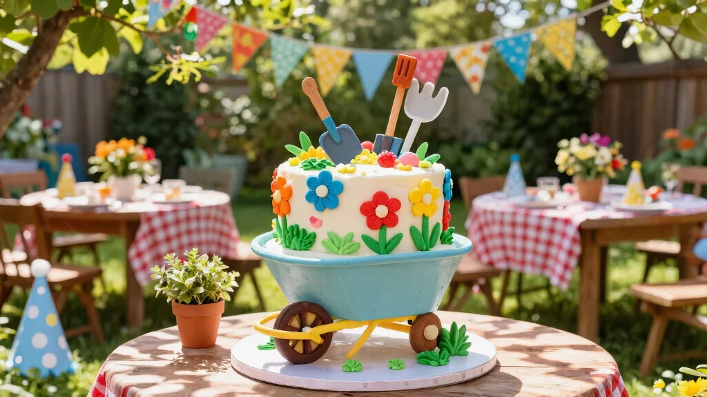 7 Cute Wheelbarrow Cake Ideas for Gardener Birthdays