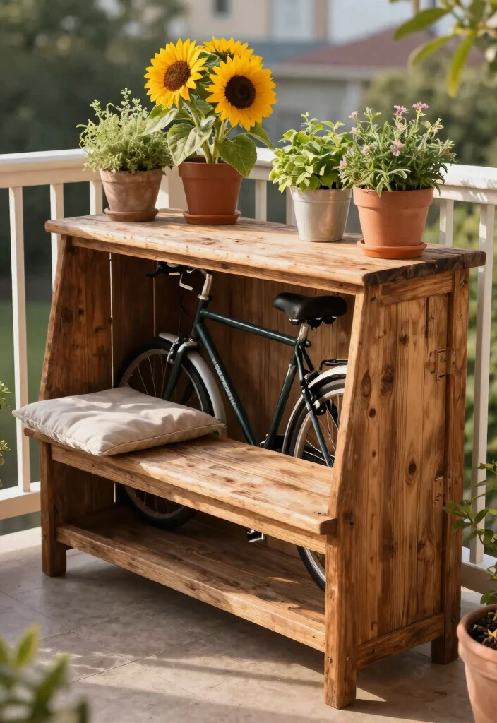 7 Easy Commuter Bike Storage Ideas for Daily Riders 2. Bike Storage Benches 0