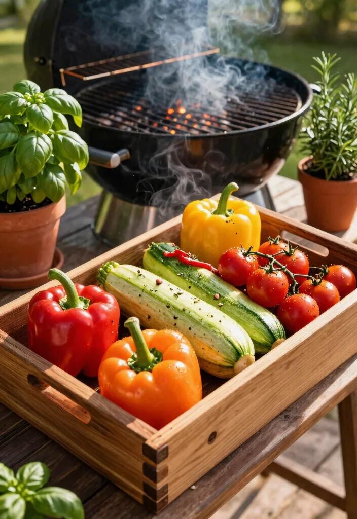 7 Genius Smoker Basket Ideas for Veggies and Seafood 1. Herb Infused Vegetable Medley 0