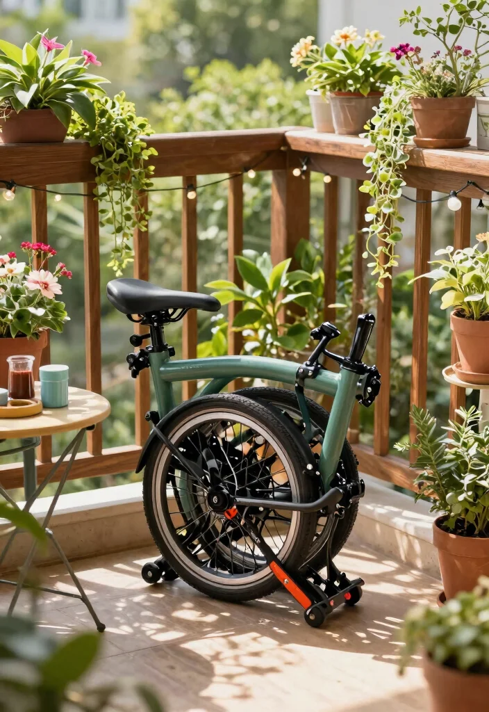 7 Safe Electric Bike Storage Ideas for Heavy E Bikes 5. Compact Foldable Bike Storage 0