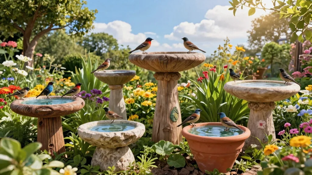 7 Sturdy Bird Bath Base Ideas for DIY Garden Projects