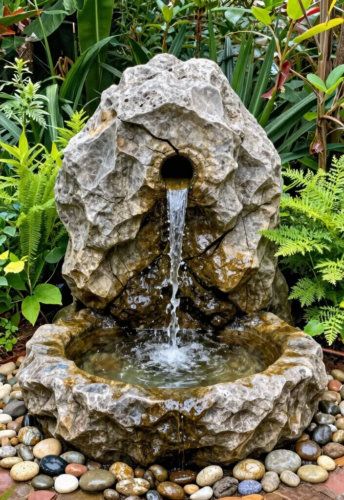 7 Unique Water Fountain Spout Ideas from Bamboo to Metal 3 7 Unique Water Fountain Spout Ideas from Bamboo to Metal 3. Rustic Stone Spouts Earthy Elegance 0