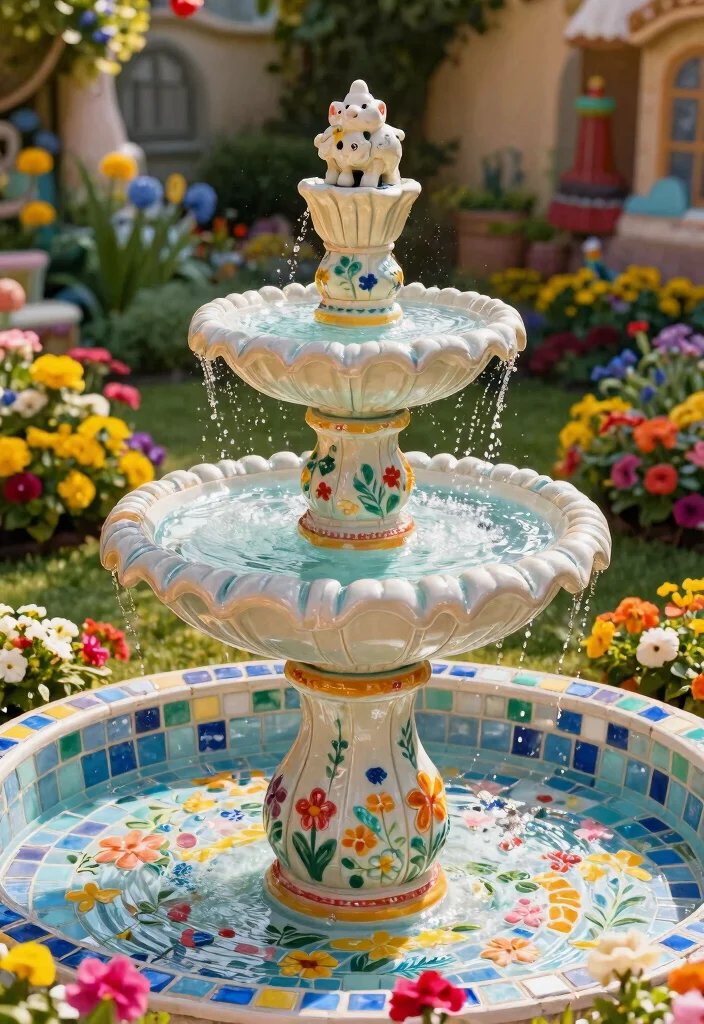 7 Unique Water Fountain Spout Ideas from Bamboo to Metal 4 7 Unique Water Fountain Spout Ideas from Bamboo to Metal 4. Ceramic Artistry Colorful and Playful 0