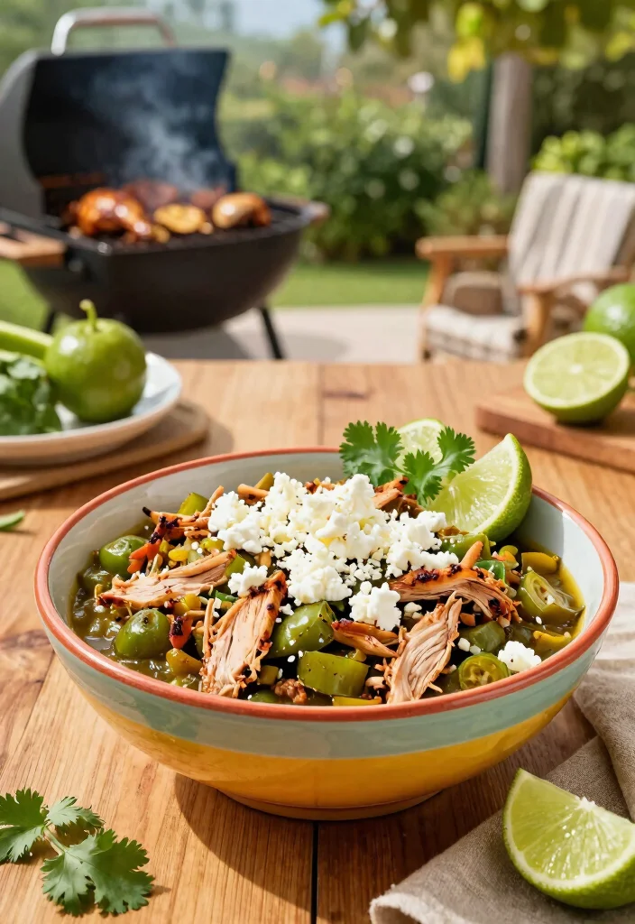 9 Amazing Over the Top Chili Smoker Recipes Must Try 2. Smoked Chicken Chili Verde 0