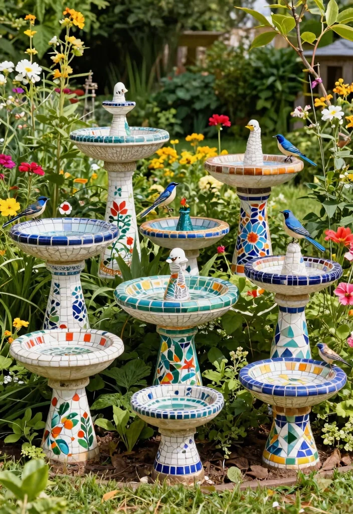 9 Artistic Mosaic Bird Bath Ideas to Brighten Your Yard Conclusion 0