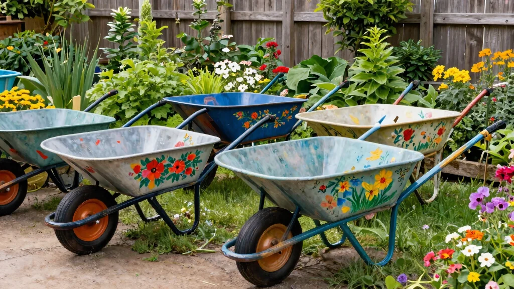 9 Artistic Wheelbarrow Art Ideas to Paint and Display