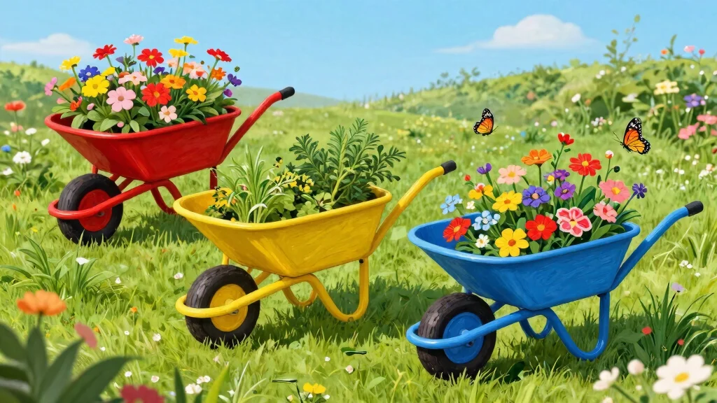 9 Creative Painted Wheelbarrow Ideas to Brighten Your Lawn