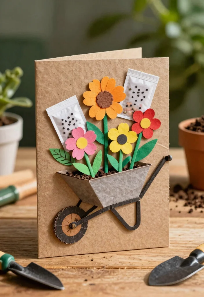 9 Creative Wheelbarrow Card Ideas for Birthday Celebrations 1 9 Creative Wheelbarrow Card Ideas for Birthday Celebrations 1. Mini Wheelbarrow Garden Delight 0