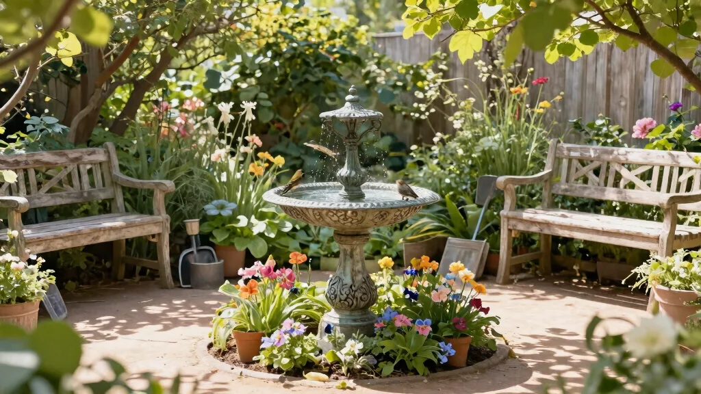 9 Elegant Metal Bird Bath Ideas (Vintage Garden Style)