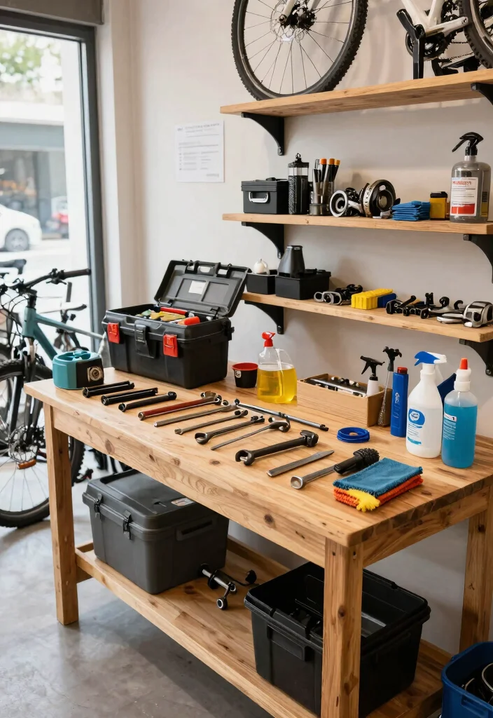 9 Essential Backyard Bike Storage Tips Weatherproof 5. Create a Maintenance Station 0