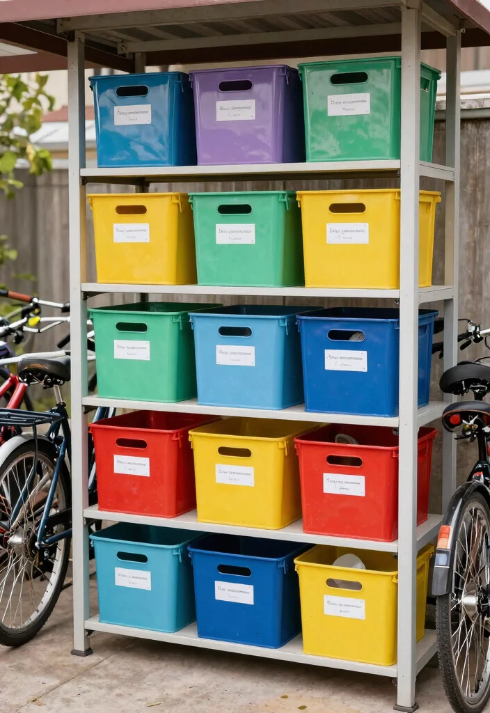 9 Essential Backyard Bike Storage Tips Weatherproof 6. Use Weatherproof Storage Bins 0
