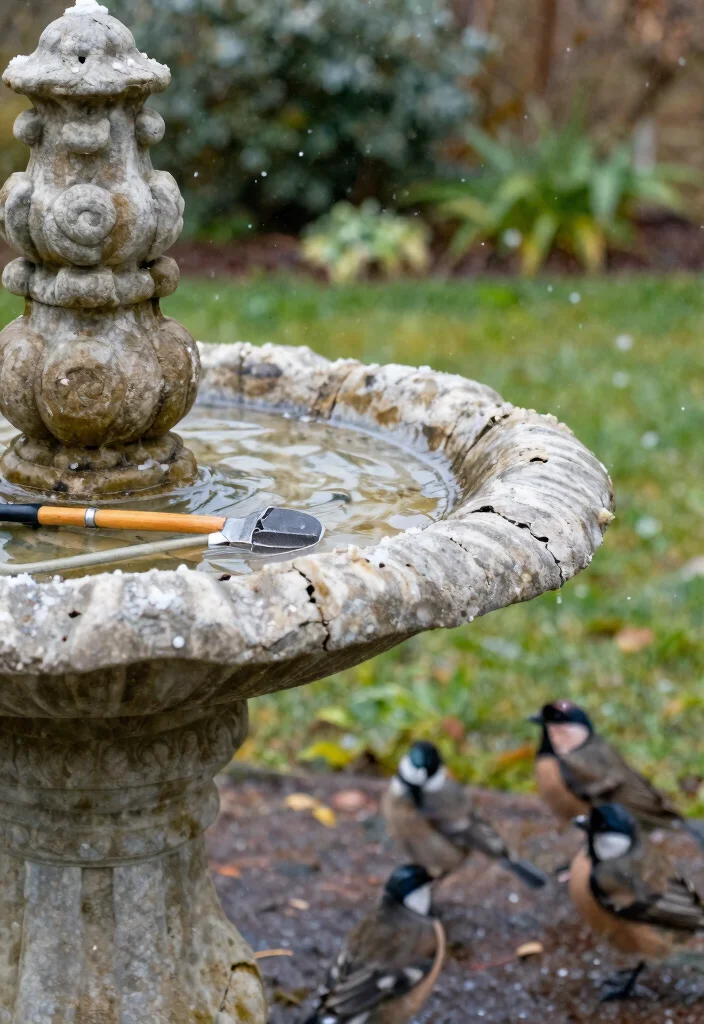 9 Essential Winter Bird Bath Maintenance Tips 6 9 Essential Winter Bird Bath Maintenance Tips 6. Maintain Bath Structure 0