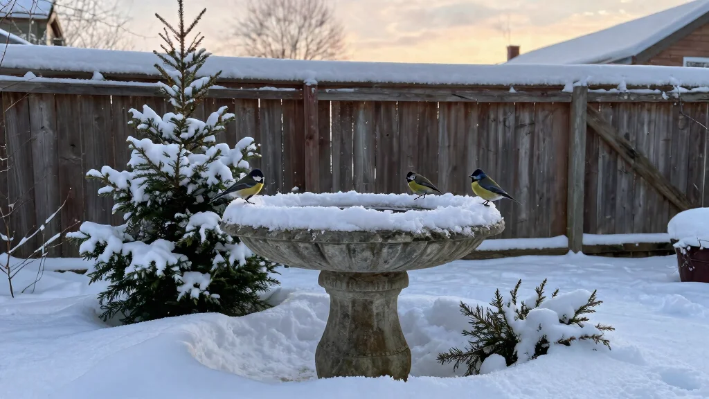 9 Essential Winter Bird Bath Maintenance Tips
