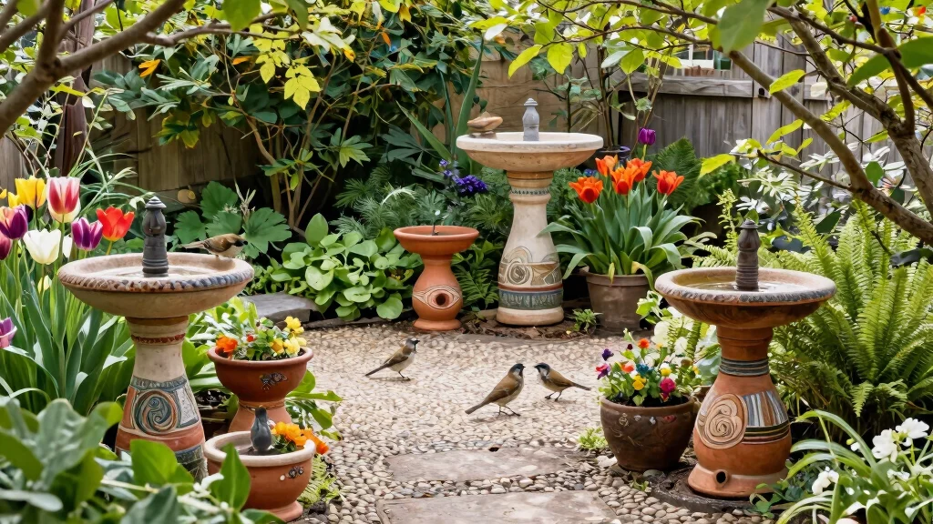 9 Handcrafted Pottery Bird Bath Ideas [Rustic Charm]