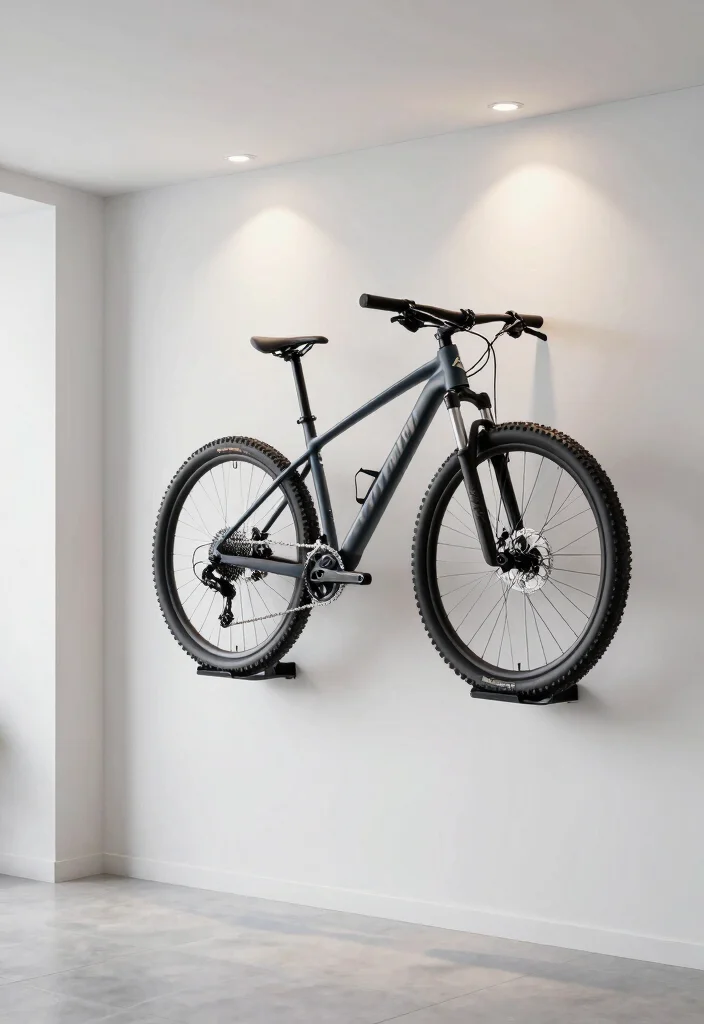 9 Heavy Duty Mountain Bike Storage Ideas Pro Tips 5. Magnetic Bike Storage 0