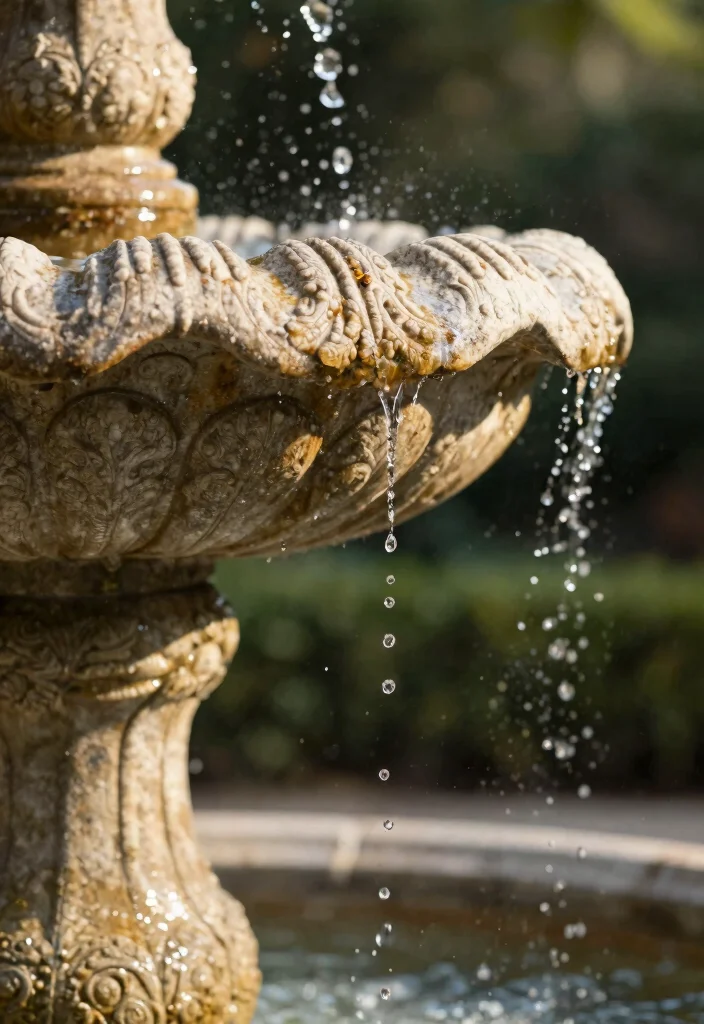 9 Magical Water Fountain Photoshoot Ideas Pro Tips 5. Focus on Details Textures and Patterns 0