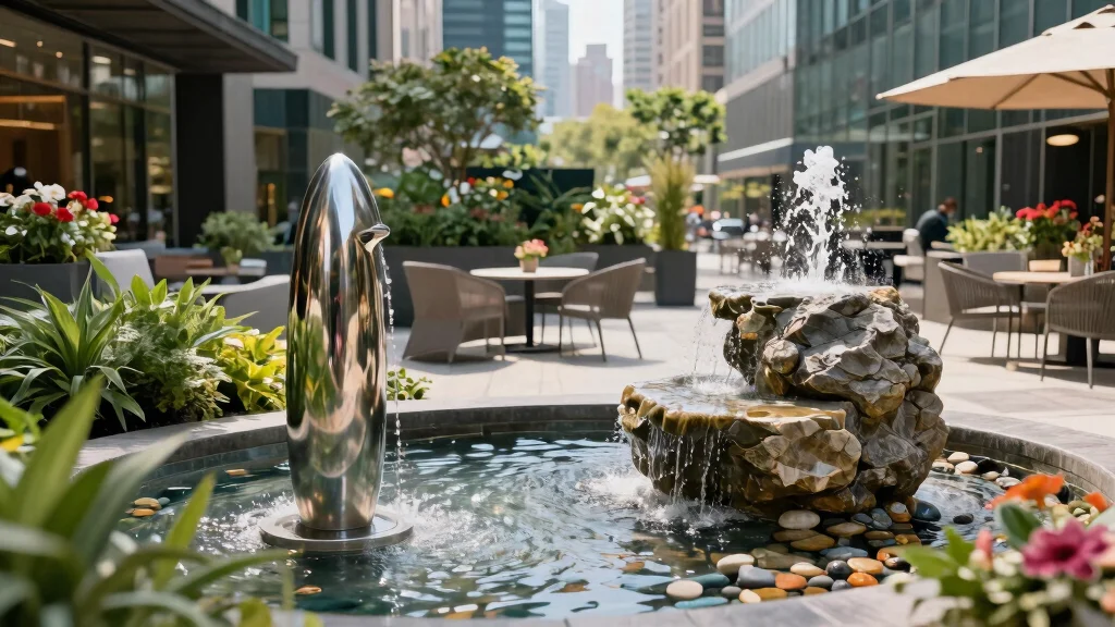 9 Modern Urban Water Fountain Inspirations for City Spaces