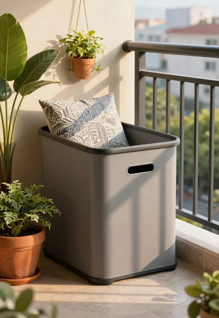 9 Practical Balcony Bike Storage Ideas for Apartment Living 6. Compact Bike Storage Bins 0