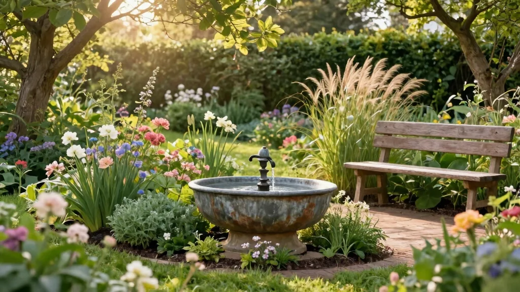 9 Rustic Water Trough Fountain Ideas for Country Gardens