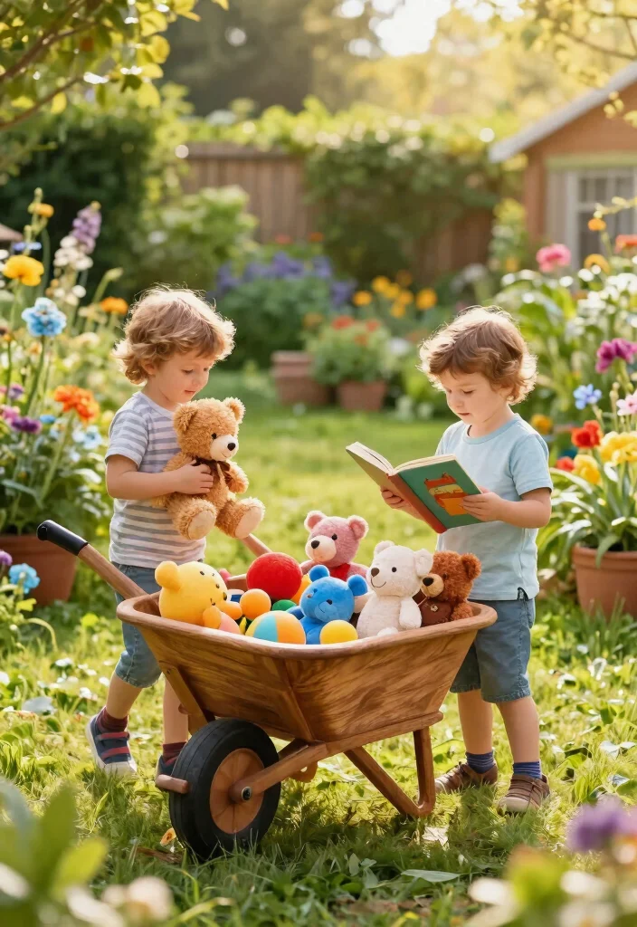 9 Rustic Wheelbarrow Photoshoot Ideas for Family Portraits 3. Childhood Memories 0