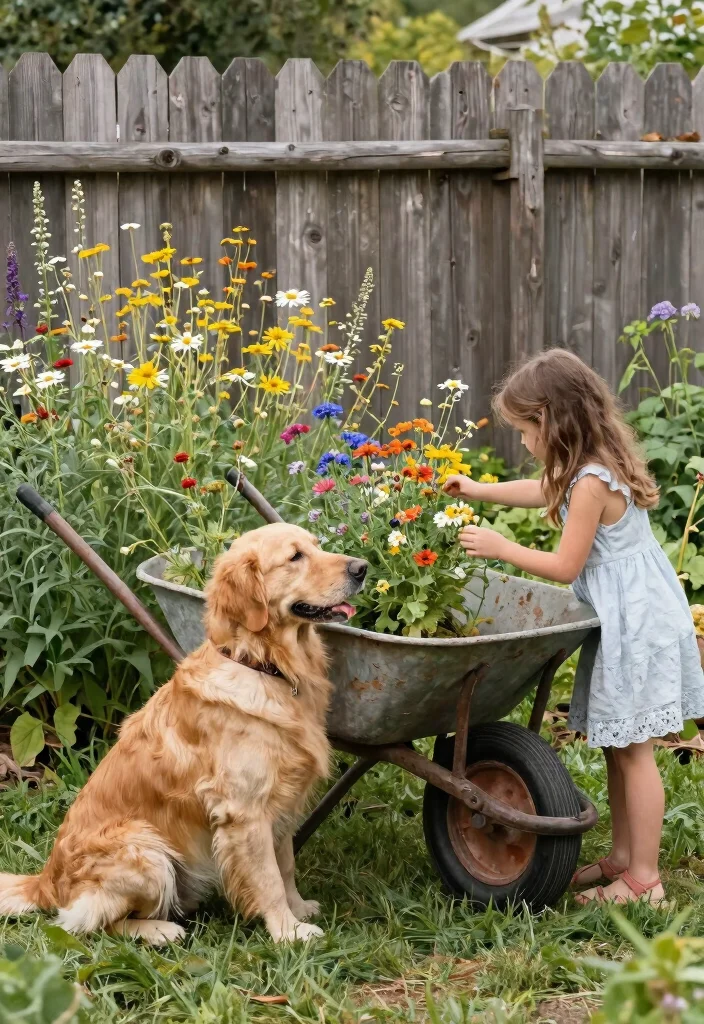 9 Rustic Wheelbarrow Photoshoot Ideas for Family Portraits 5. Vintage Charm 0