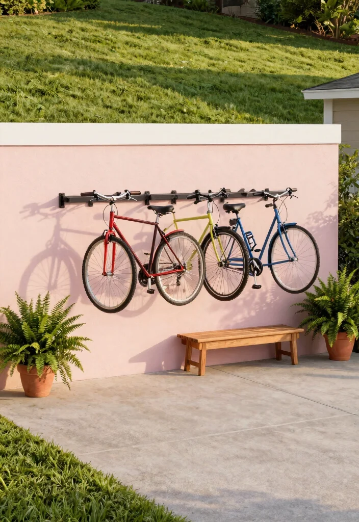 9 Smart Driveway Bike Storage Tips for Families 1. Wall Mounted Storage Maximize Vertical Space 0