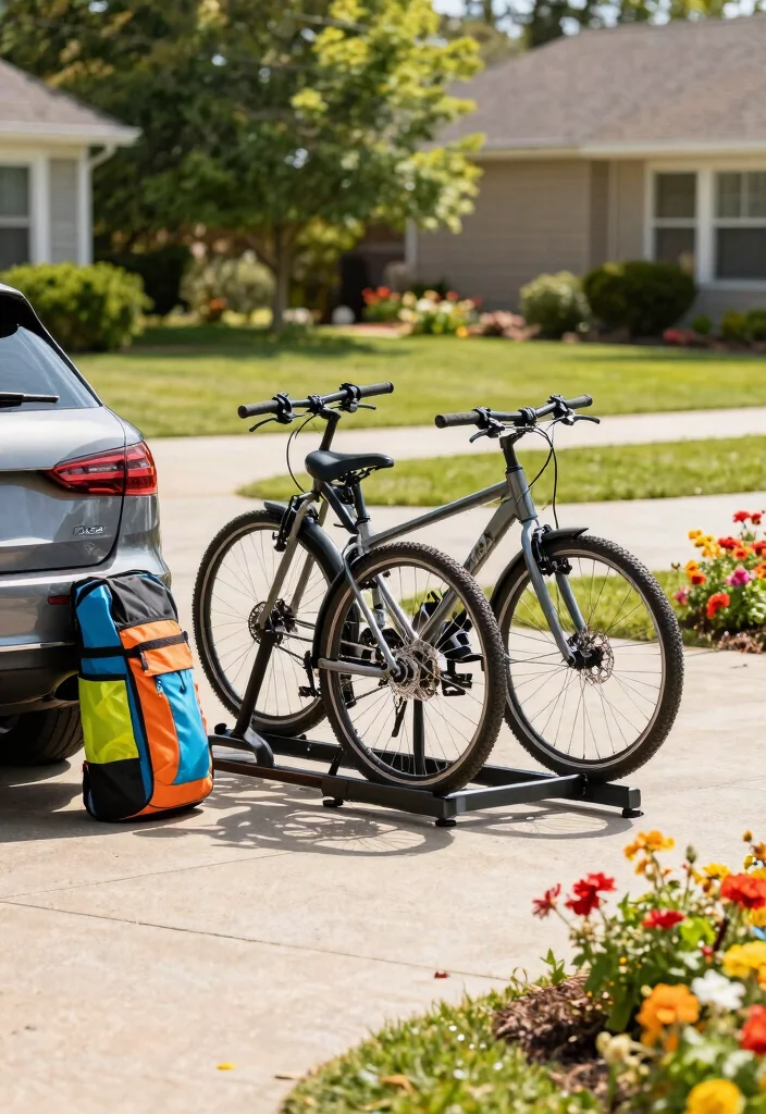 9 Smart Driveway Bike Storage Tips for Families 6. Portable Bike Storage On the Go Solutions 0